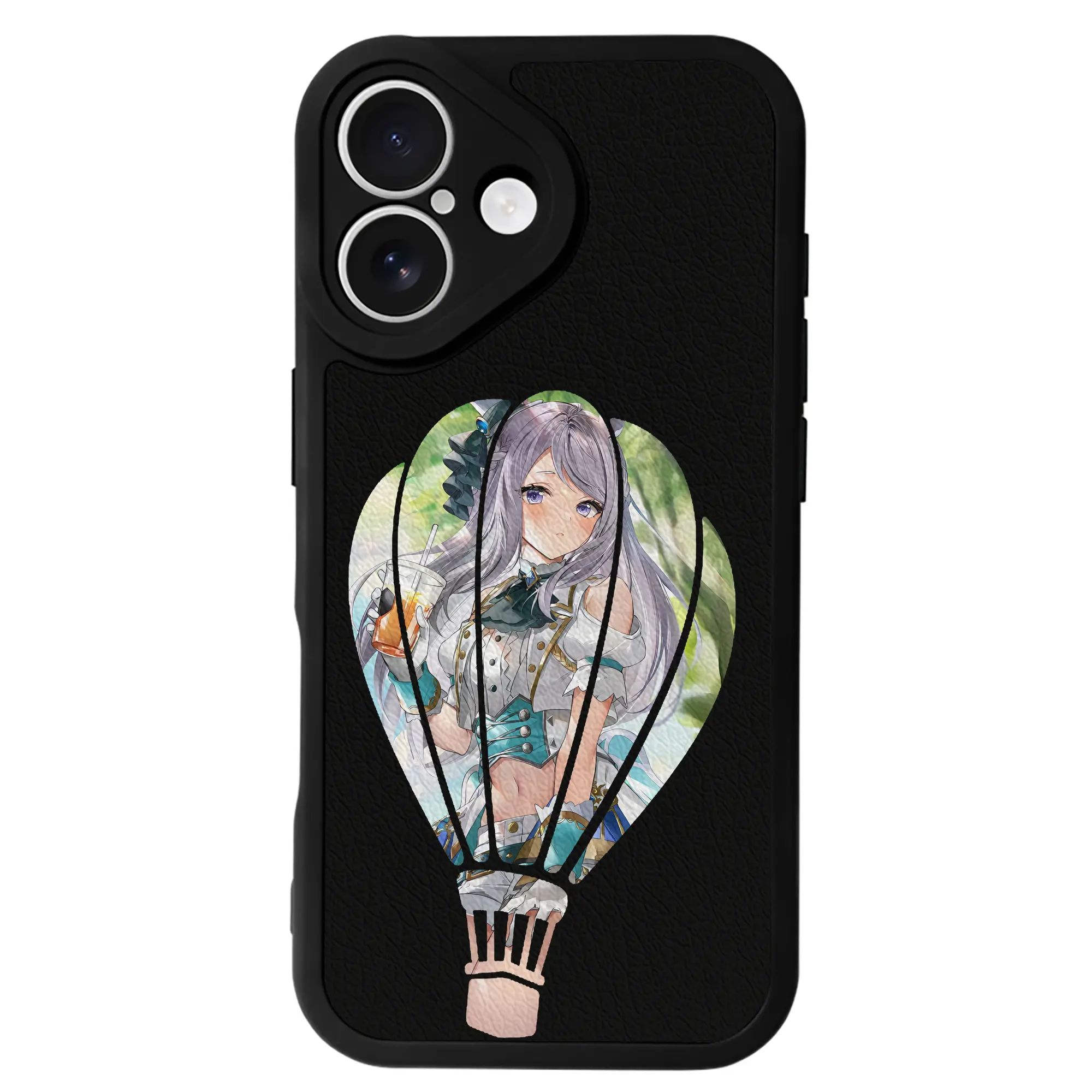 ウマ娘 プリティーダービー グッズ メジロマックイーン - IPhone 16シリーズ対応 ・ シリコンスマホケース ・ レザー調 ・ 高精度フィット ・ 耐衝撃 ・ ワイヤレス充電対応 ・ 精密カット